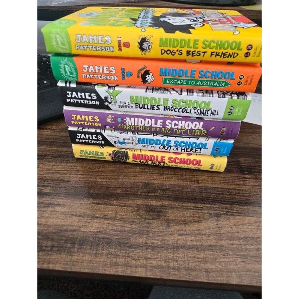 Middle School Book series lot by James Patterson